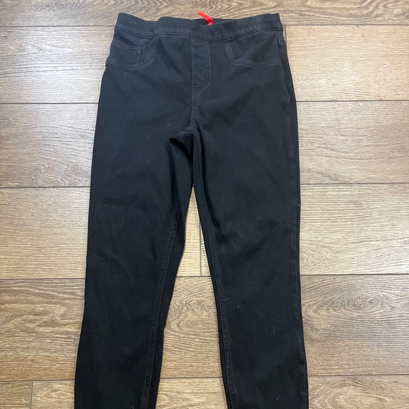 Spanx Jean-ish Ankle Leggings Size Medium, Black, Regular Inseam - Picture 2 of 9